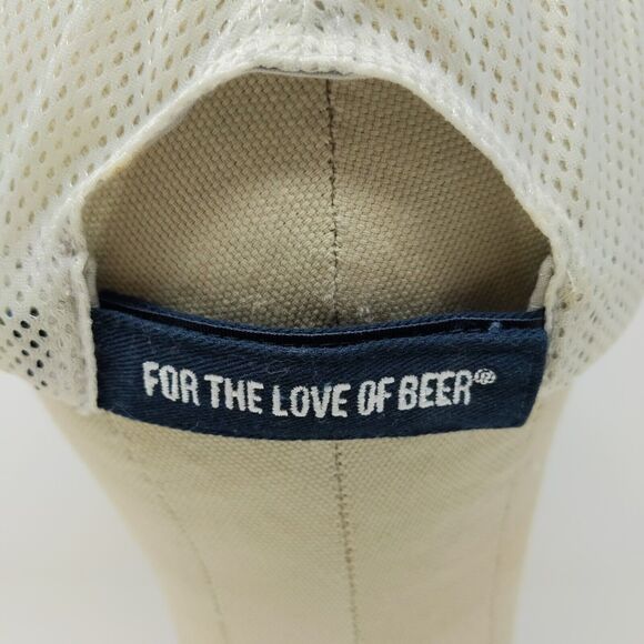 Samuel Adams The Boston Beer Company Blue White Adjustable Strapback Hat Logo - Picture 7 of 10
